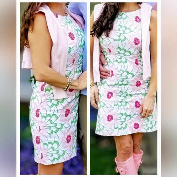 Talbot's Petites, NWOT, Spring Florals, Sleeveless Sheath, Lined Dress, Size 2P - Picture 13 of 13